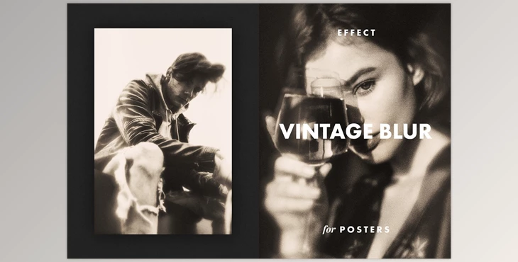 Download Vintage Blur Effect for Posters CreativeMarket - 7434315