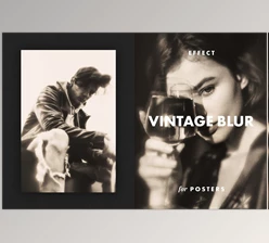 Download Vintage Blur Effect for Posters CreativeMarket - 7434315