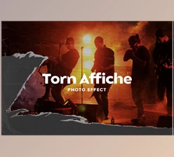 Download Torn Affiche Photo Effect CreativeMarket - 7415016