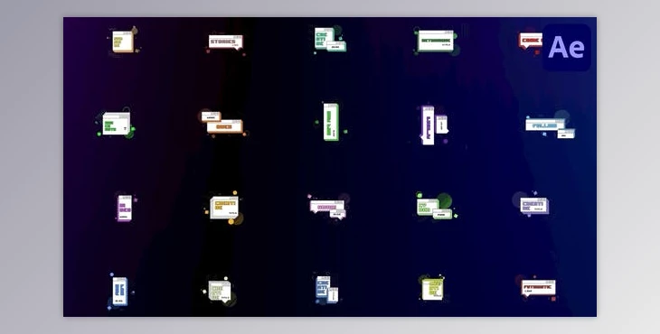 Download Pop Up Titles for After Effects (Videohive 38840326) - AE Project