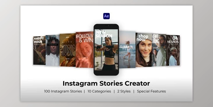 Download Instagram Stories Creator | After Effects (Videohive 38495024) - AE Project
