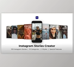 Download Instagram Stories Creator | After Effects (Videohive 38495024) - AE Project