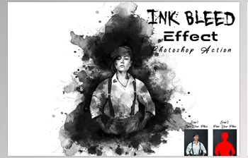 Download Ink Bleed <span class='badge badge-warning'>Effect</span> Photoshop Action <span class='badge badge-warning'>CreativeMarket</span> - 7446646