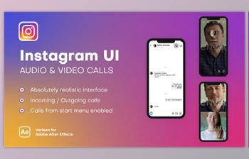 Download Instagram <span class='badge badge-warning'>UI</span> – Audio & Video Calls (<span class='badge badge-warning'>Videohive</span> 38700811) - AE <span class='badge badge-warning'>Project</span>