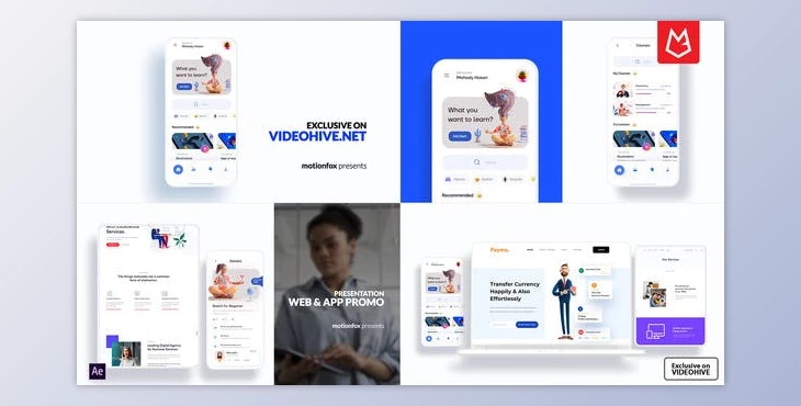 Download App / Web Promo | Device Mockup (Videohive 38922947) - AE Project