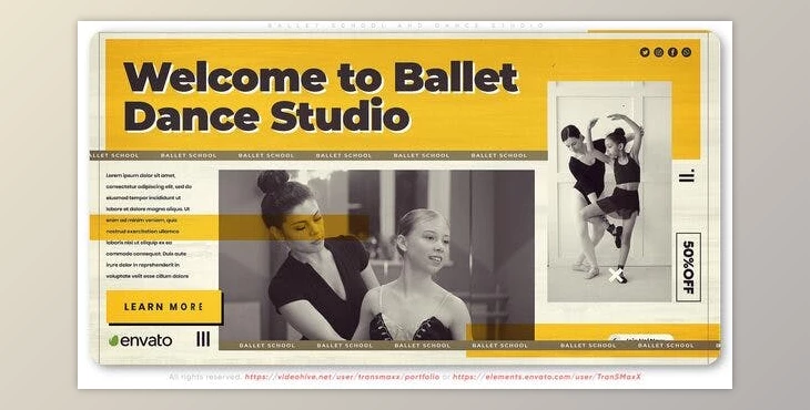 Download Ballet School and Dance Studio (Videohive 38884421) - AE Project