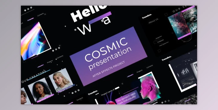 Download COSMIC presentation (Videohive 38526221) - AE Project