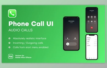 Download Phone Call <span class='badge badge-warning'>UI</span> – Audio Calls (<span class='badge badge-warning'>Videohive</span> 38930322) - AE <span class='badge badge-warning'>Project</span>