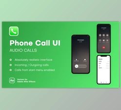 Download Phone Call UI – Audio Calls (Videohive 38930322) - AE Project