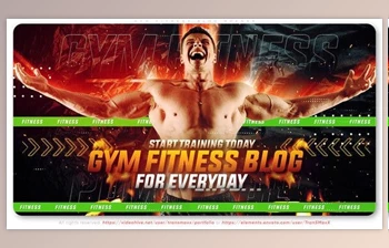 Download <span class='badge badge-warning'>Gym</span> Fitness Blog Opener (Videohive 38972747) - AE Project