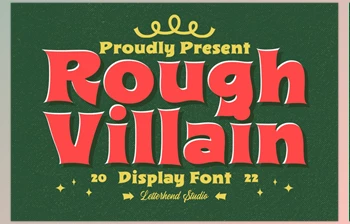 Download Rough Villain <span class='badge badge-warning'>Font</span> <span class='badge badge-warning'>Creativemarket</span> 7446875