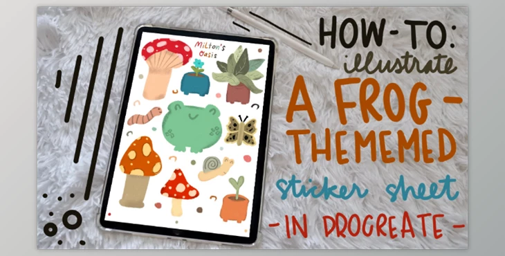 Download How To Illustrate A Frog-Themed Sticker Sheet In Procreate