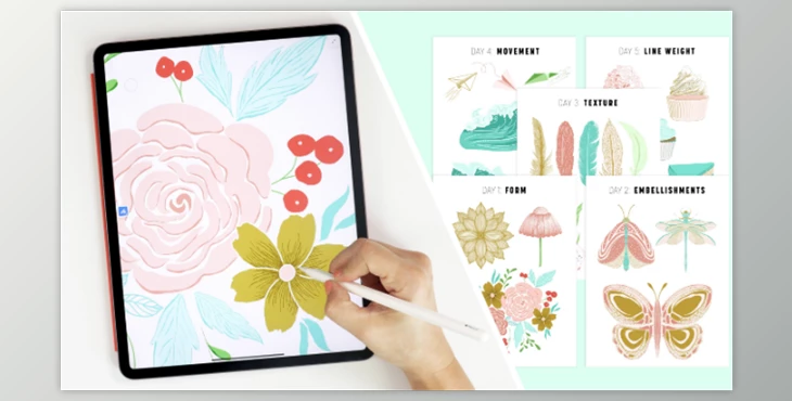 Download Level Up Your Vectors with Lines: A 5-Day Challenge in Adobe Fresco