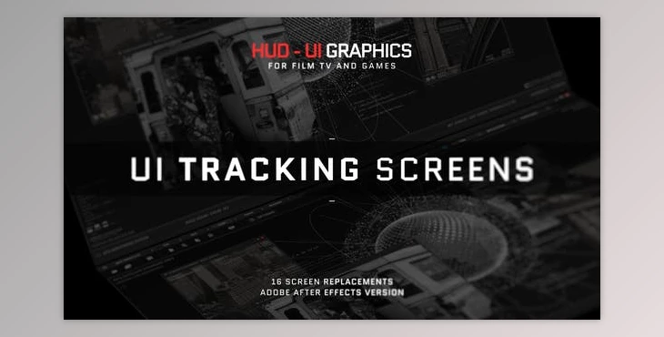 Download HUD – UI Tracking Screens (Videohive 36190487) - AE Project