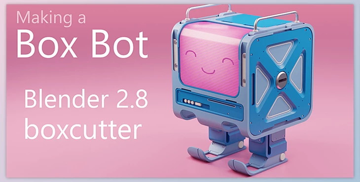 Download Blender Market – Making a Boxbot in Blender 2.8 by Rachel