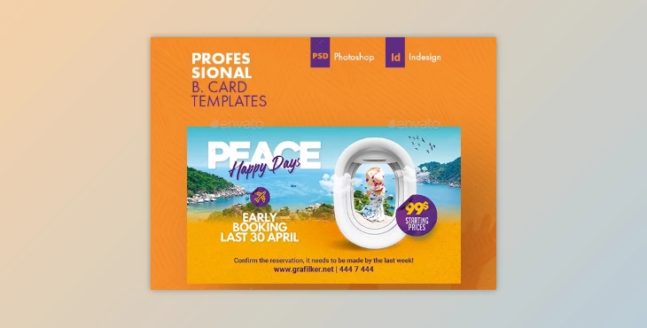 Download Travel Tour Business Card Templates GraphicRiver - 36501563