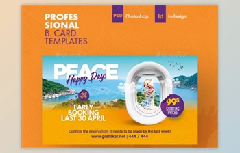 Download Travel Tour Business <span class='badge badge-warning'>Card</span> Templates GraphicRiver - 36501563