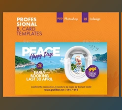 Download Travel Tour Business Card Templates GraphicRiver - 36501563