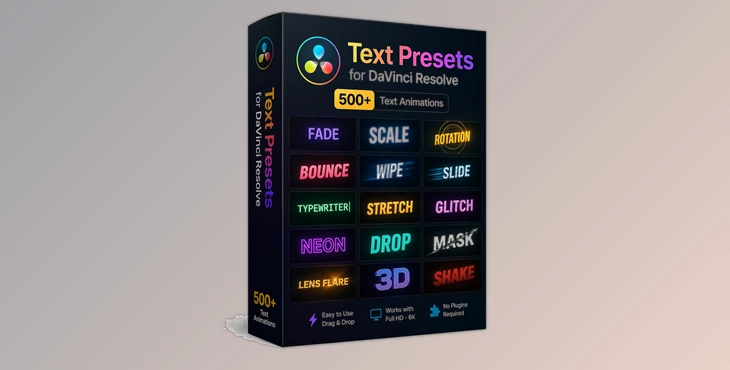 Download Text Presets for DaVinci Resolve