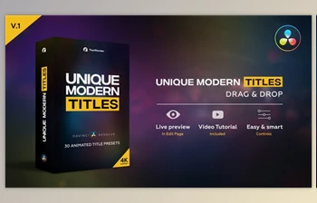 Download <span class='badge badge-warning'>Unique</span> Modern Titles (Videohive 29935530)