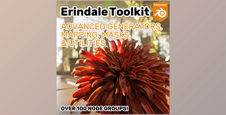 Download Blender Market – Erindale Toolkit – Advanced Geometry Nodes Groups v3.1.2