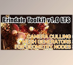 Download Blender Market – Erindale Toolkit – Advanced Geometry Nodes Groups v3.3