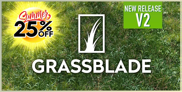 Download Blender Market – Grassblade v2.2 + scatpack for Scatter5