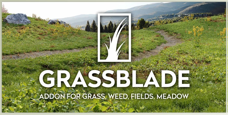Download Blender Market - GrassBlade v2.6