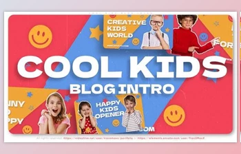 Download Cool <span class='badge badge-warning'>Kids</span> Blog Intro (Videohive 38119067) - AE Project
