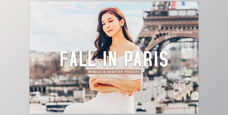 Download Fall in Paris Pro Lightroom Presets CreativeMarket - 7469787