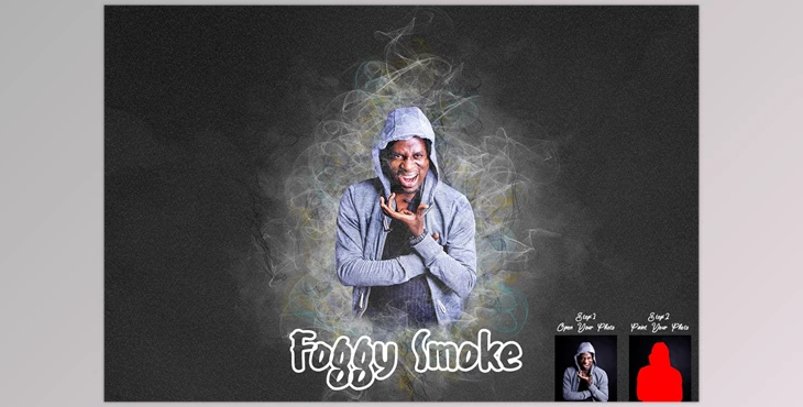 Download Foggy Smoke Photoshop Action CreativeMarket - 7477665