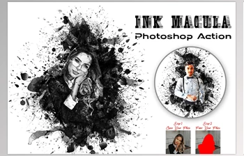 Download Ink Macula Photoshop <span class='badge badge-warning'>Action</span> CreativeMarket - 7474443