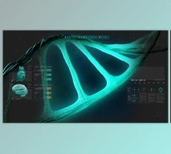 Download Videohive HUD Medical Interface DNA 38147713