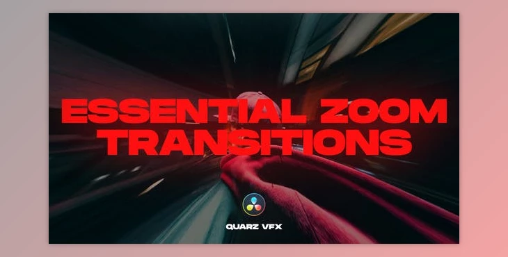 Download Essential Zoom Transitions for DaVinci Resolve (Videohive 33186350)
