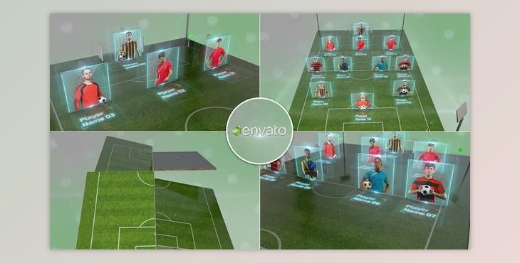 Download Soccer Team Lineup 2 (Videohive 30562986) - AE Project