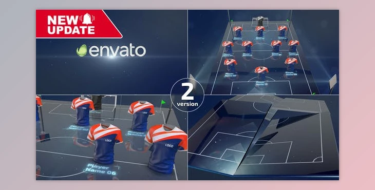 Download Soccer Team Lineups (Videohive 25323693) - AE Project