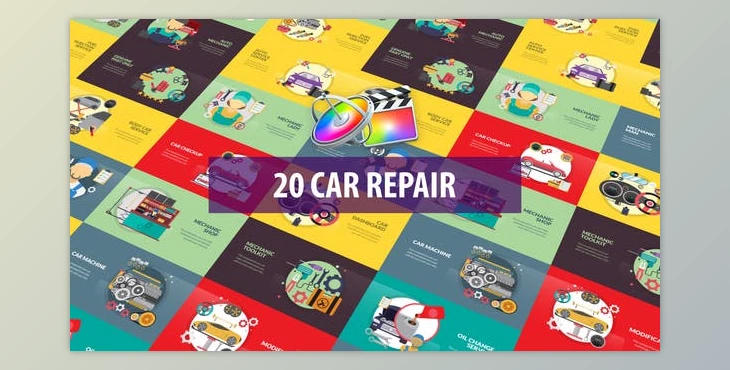 Download Car Repair Animation | Apple Motion & FCPX (Videohive 33373287)