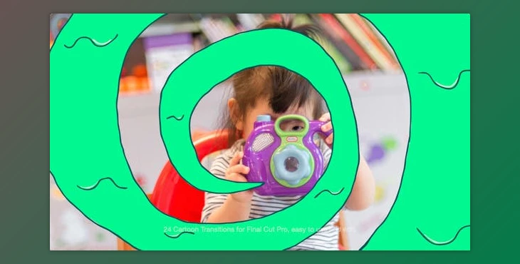Download Cartoon Transitions Pack (Videohive 33361920)