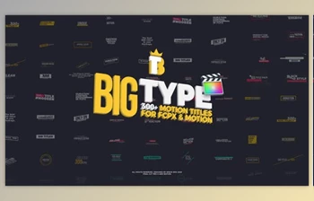 Download Videohive Big <span class='badge badge-warning'>Type</span> | 300 titles for FCPX 27096182