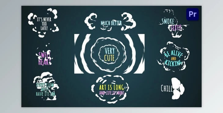 Download Smoke Cartoon Titles [Premiere Pro] (Videohive 37639077)