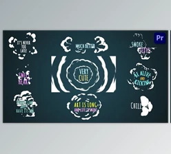 Download Smoke Cartoon Titles [Premiere Pro] (Videohive 37639077)