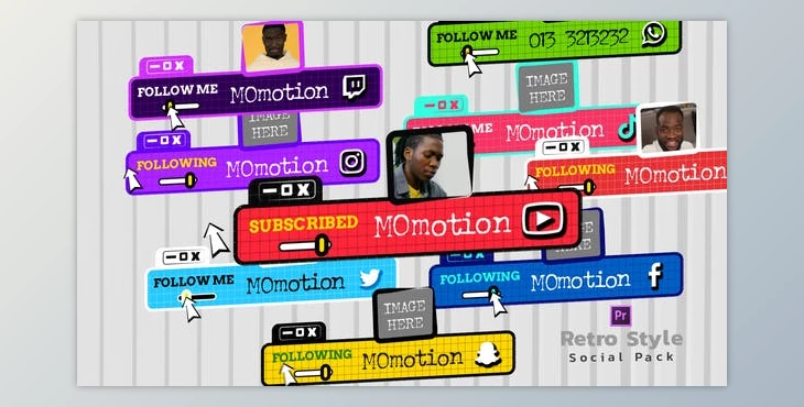 Download Retro Lower Thirds (Videohive 37870304) - PR Project