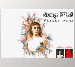 Download Grunge Effect Photoshop Action CreativeMarket - 7483092