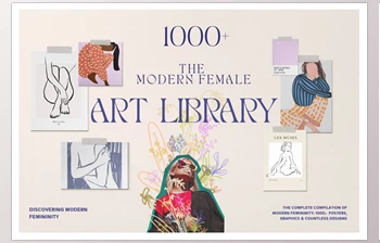 Download Design Trends & Female Poster <span class='badge badge-warning'>Bundle</span> <span class='badge badge-warning'>CreativeMarket</span> - 7002529