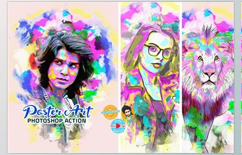 Download Poster Art <span class='badge badge-warning'>Photoshop</span> <span class='badge badge-warning'>Actions</span> CreativeMarket - 6770718