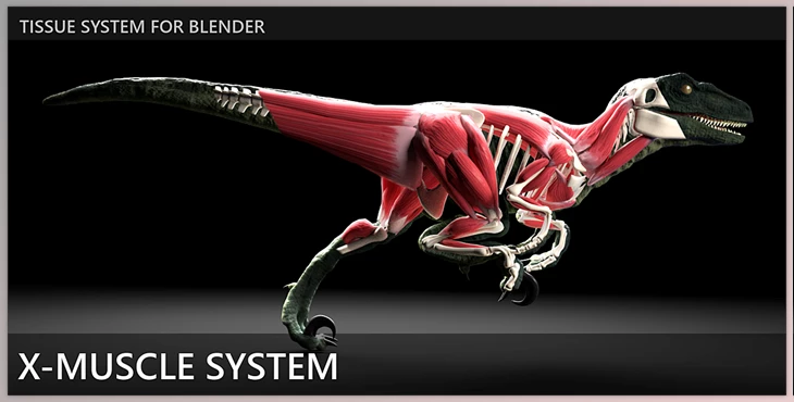 Download X-Muscle System for Blender v2.47