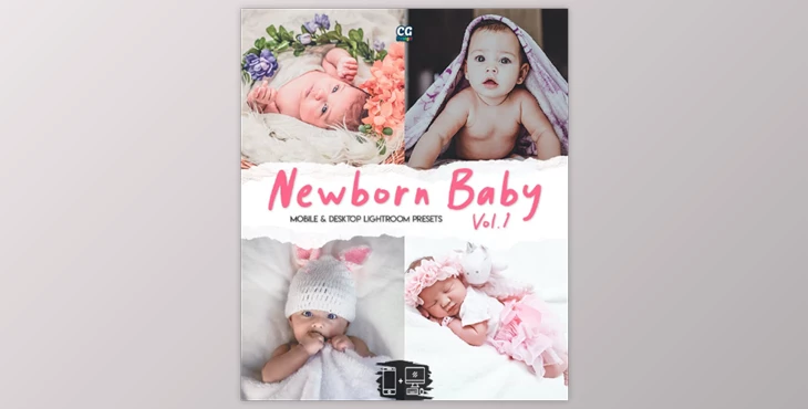 Download Newborn Baby Vol. 1 – 15 Premium Lightroom Presets