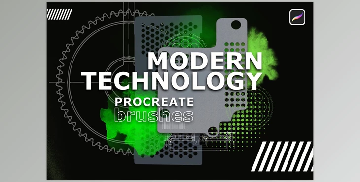 Download Modern Technology Procreate Brushes