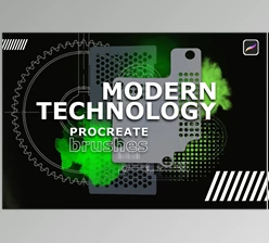 Download Modern Technology Procreate Brushes