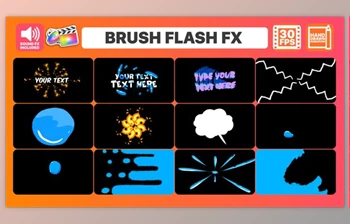 Download Brush Flash FX for <span class='badge badge-warning'>FCPX</span> (<span class='badge badge-warning'>Videohive</span> 38538018)